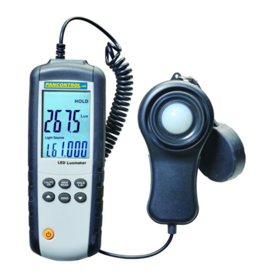 PANCONTROL PAN Luxmeter Manual