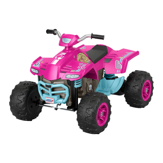 Power Wheels GWT19 Owner's Manual