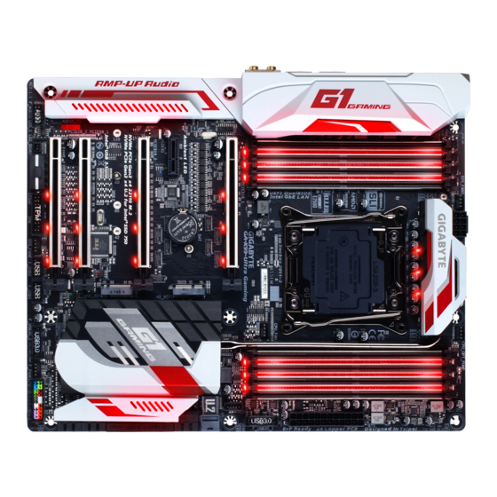 GIGA-BYTE TECHNOLOGY GA-X99-Ultra Gaming User Manual