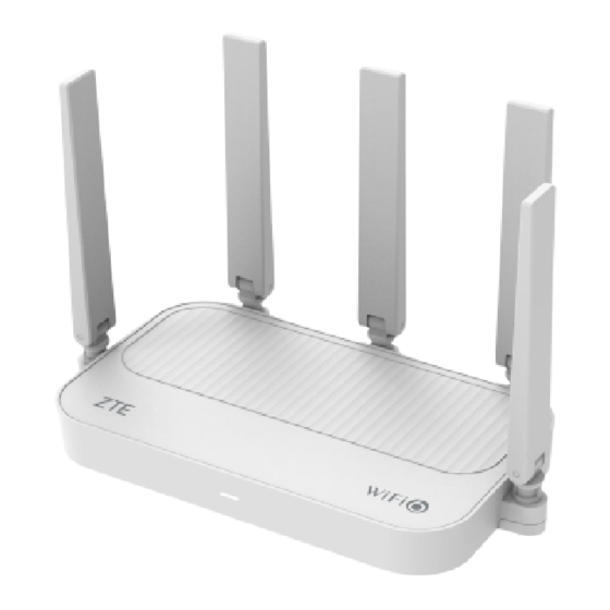 Zte E1320 Wi-Fi Router Manuals
