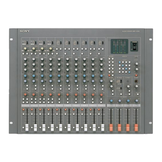 Sony SRP-V200 Service Manual