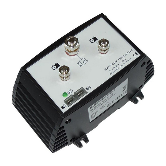 Cristec RCE/150 – 1E – 2IG Operation Manual