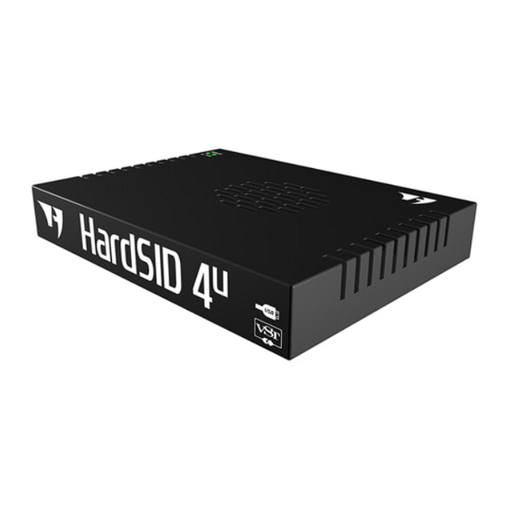 HardSID 4U Series User Manual