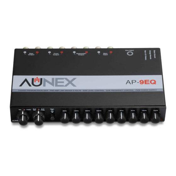 Aunex AP-9EQ Manuals