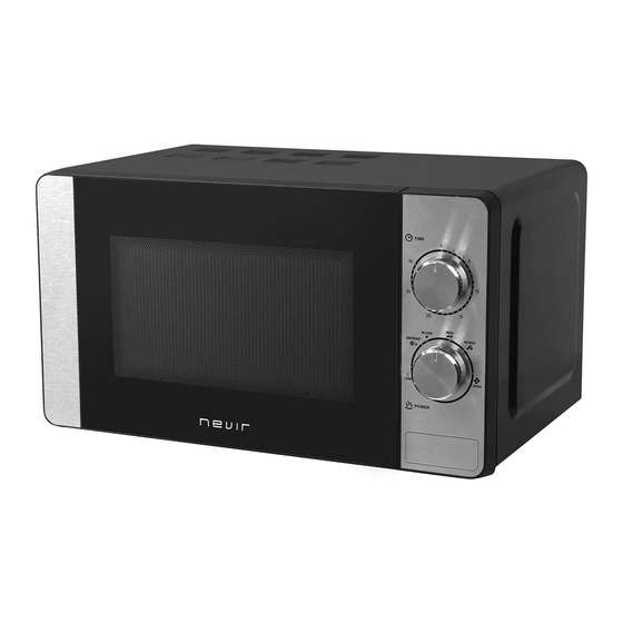 Nevir NVR-6232MS Microwave Oven Manuals