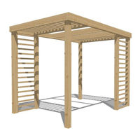 Rutland County Garden Furniture Rutland Panel Pergola Assembly Instructions Manual