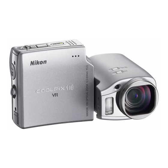 Nikon CoolPix S10 Manuals | ManualsLib