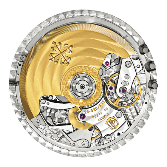 Patek Philippe CALIBER CH 28-520 QA 24H Manual