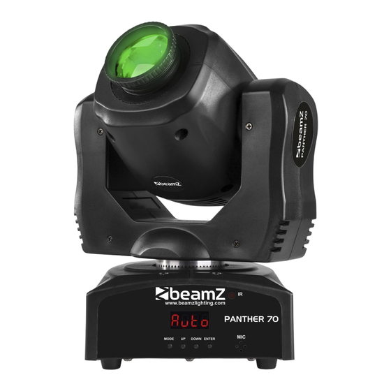 Beamz PANTHER 70 Manuals