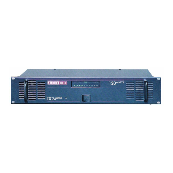 AUDIO TELEX DCM120 Brochure