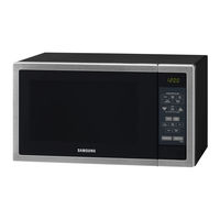 Samsung GE614ST Owner's Instructions And Cooking Manual