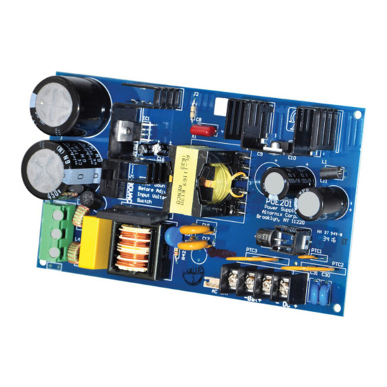 Altronix PoE201 Installation Instructions