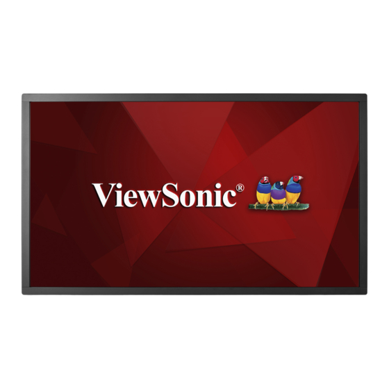 ViewSonic CDM5500T User Manual