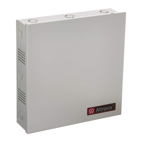 Altronix AL400UL3 Installation Manual