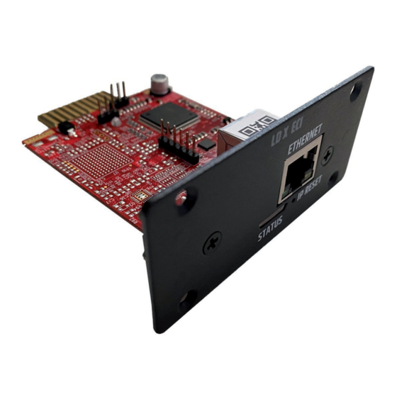 LD XECI User Manual