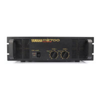 Yamaha P2700 Operation Manual