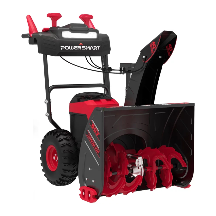 PowerSmart DB2805RB - Snow Blower Manual