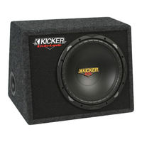 Kicker VES12 Owner's Manual