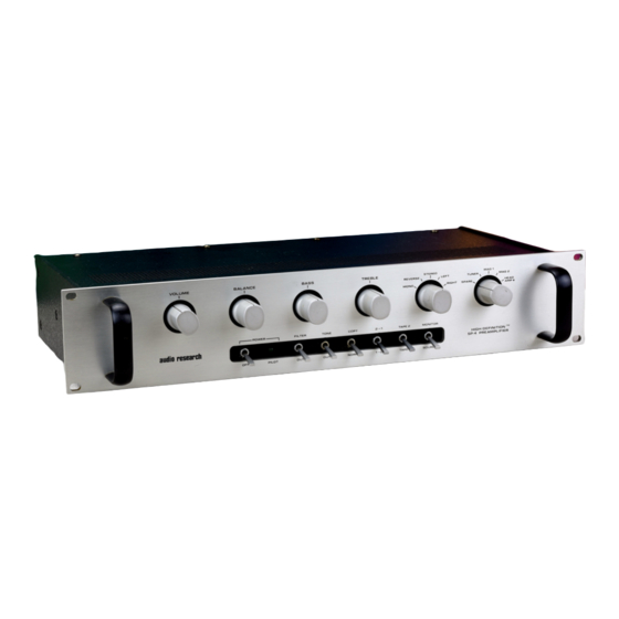 Audio Research SP4 User Manual