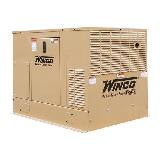 Winco ULPSS12H2W Installation And Operator's Manual