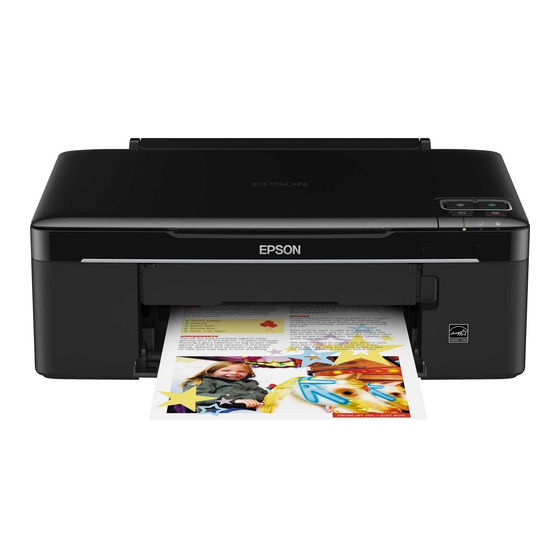 Epson Stylus TX130 User Manual
