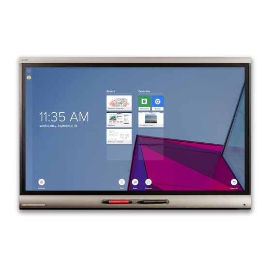 SMART Board 6000 series Installation And Maintenance Manual