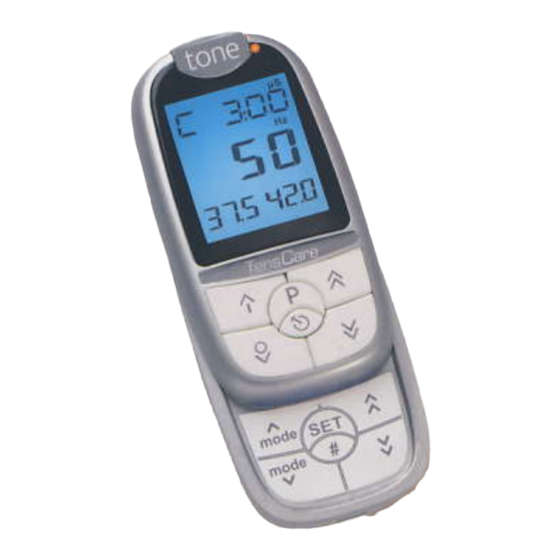 TensCare itouch tone Instructions For Use Manual