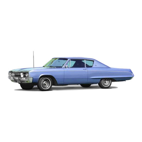 Dodge Monaco 1967 Service Manual