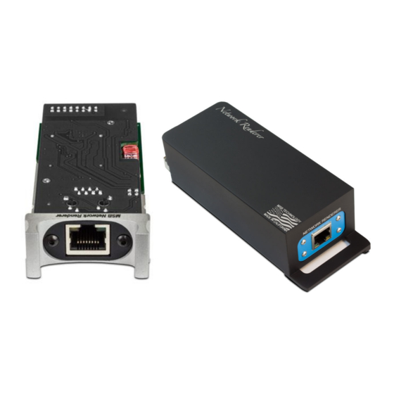 MSB Technology Network Renderer Audio Manuals