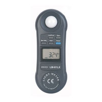 Reed Instruments LM-81LX Instruction Manual