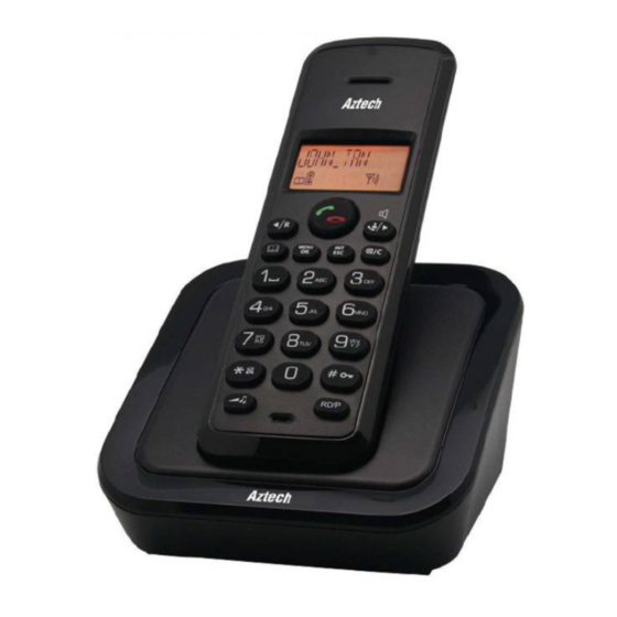 Aztech E310 Digital Cordless Phone Manuals