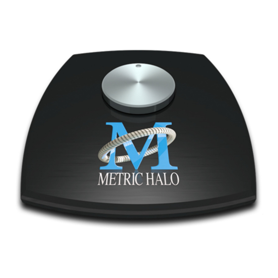 Metric Halo 3d User Manual