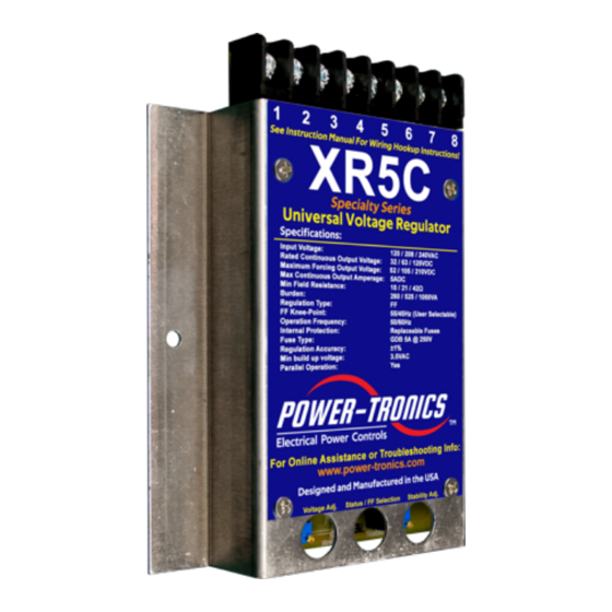 Power-Tronics XR5C Series Manual