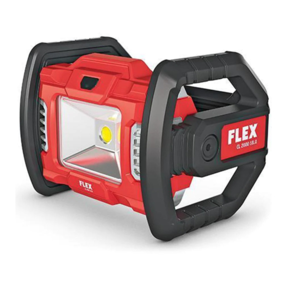 Flex CL 2000 18.0 Instruction Manual