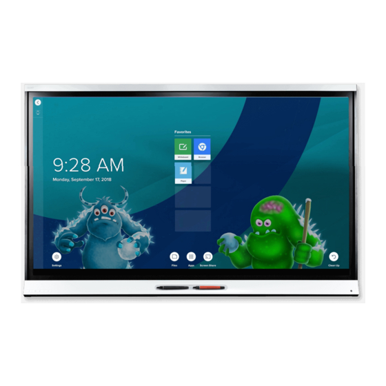 SMART Board 6000 Series Quick Manual
