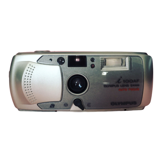 Olympus I 100 AF Instructions Manual