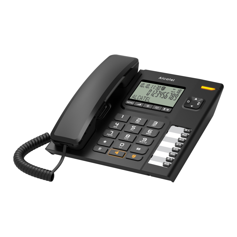 Alcatel T78 - Telephone Manual