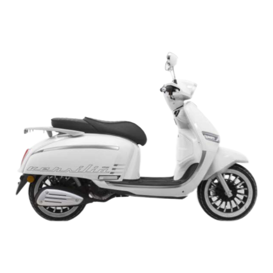 KEEWAY versilia 150 Owner's Manual