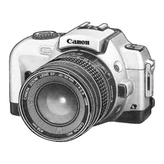 Canon ADVANCED EOS IX 7 Instructions Manual