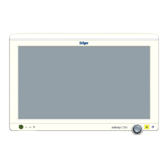 Dräger Infinity Acute Care System Instructions For Use Manual