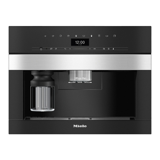 Miele CVA 7440 Operating And Installation Instructions