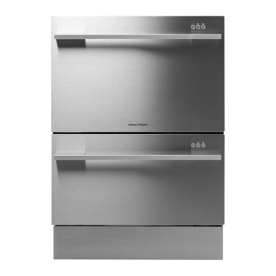 Fisher & Paykel DD60DCHB7 User Manual