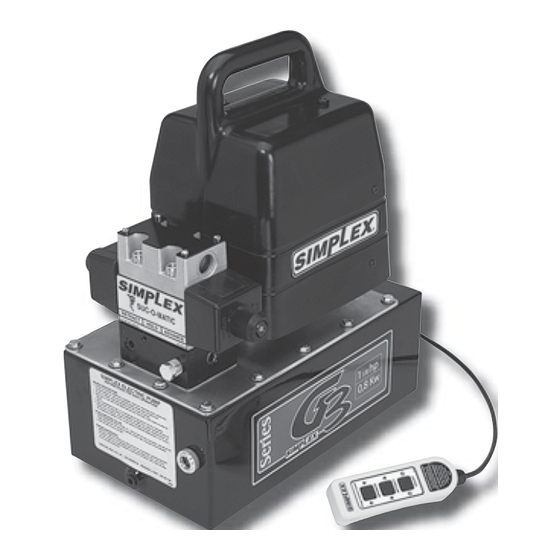 Simplex G3 Instructions Manual