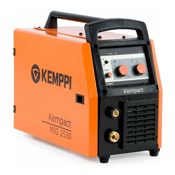 Kemppi KEMPACT MIG 2530 Operating Manual