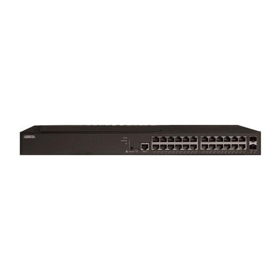 ADTRAN SDX 8110-24-740W Quick Start Manual