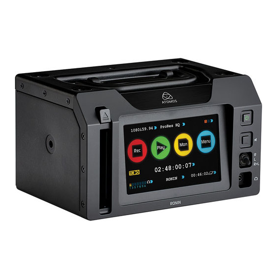 Atomos Ronin User Manual