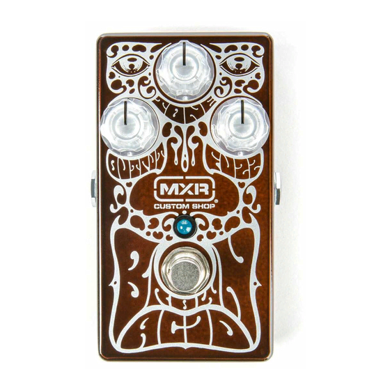 mxr Brown Acid Fuzz Manual