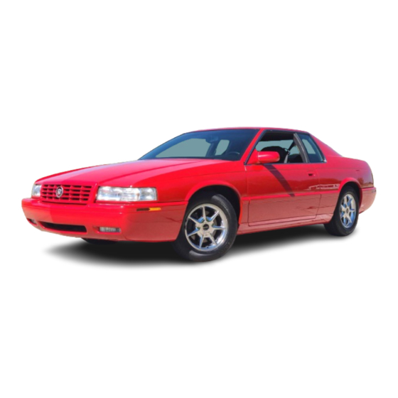 Cadillac 2002 Eldorado Manual