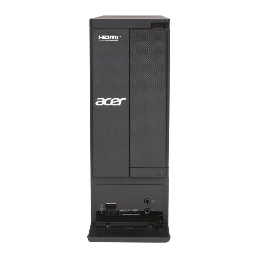 Acer Aspire X1470 Manuals