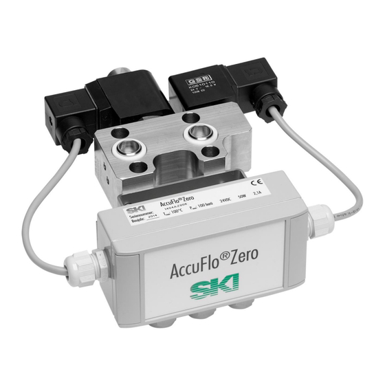 SKI AccuFlo Zero Installation And Operating Instructions Manual